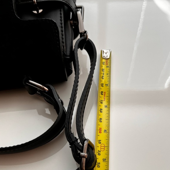 Leather and suede bag classic satchel shape design, made in Italy - Picture 10 of 15